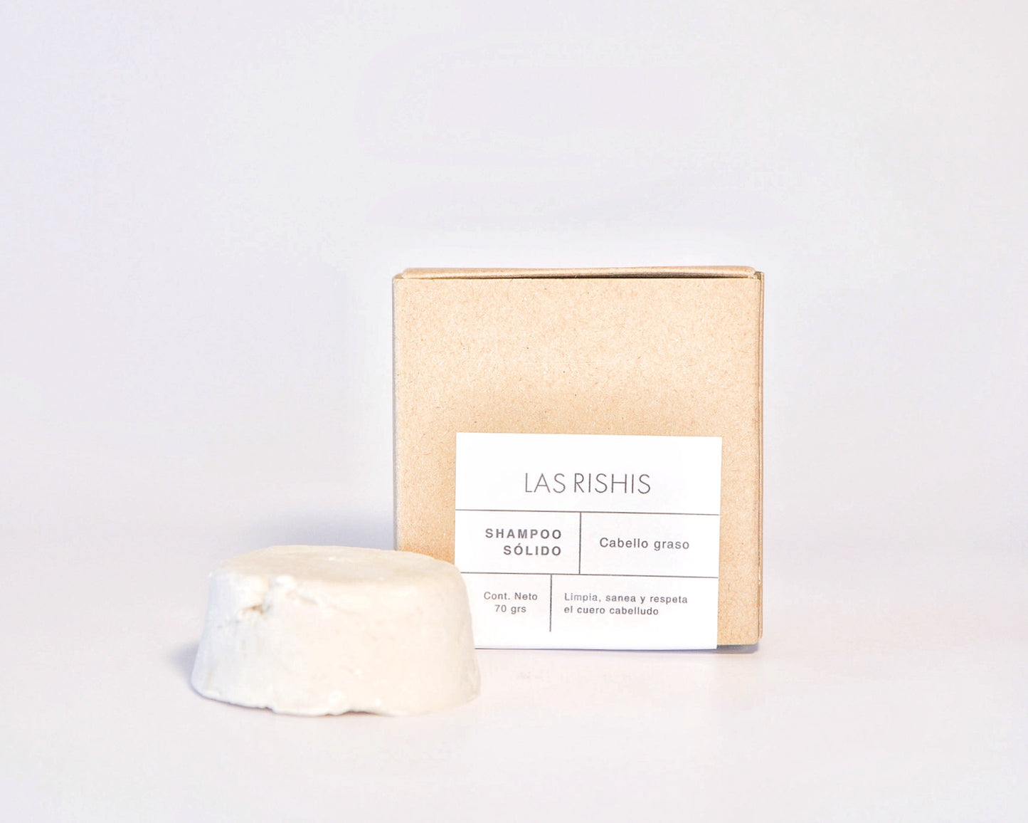 Shampoo Sólido para cabello graso