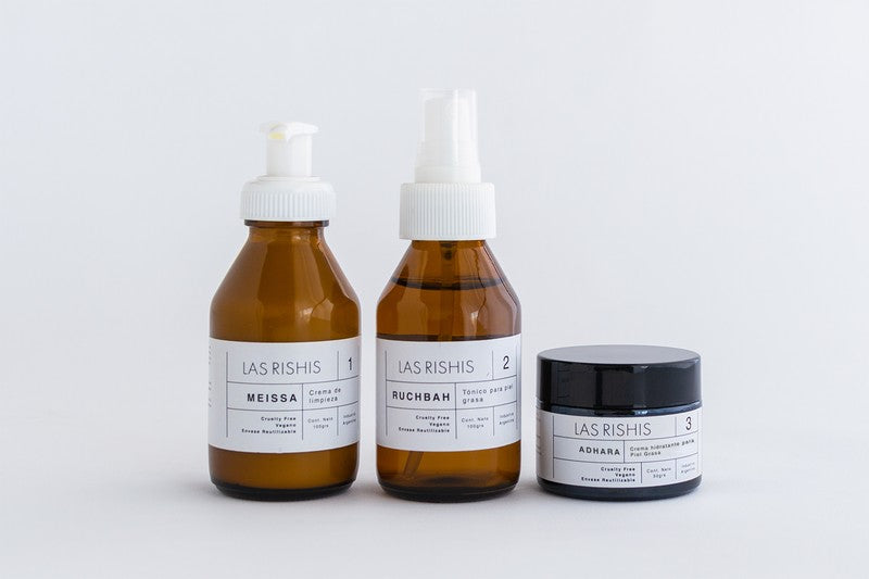 Kit de cuidado para piel grasa las rishis